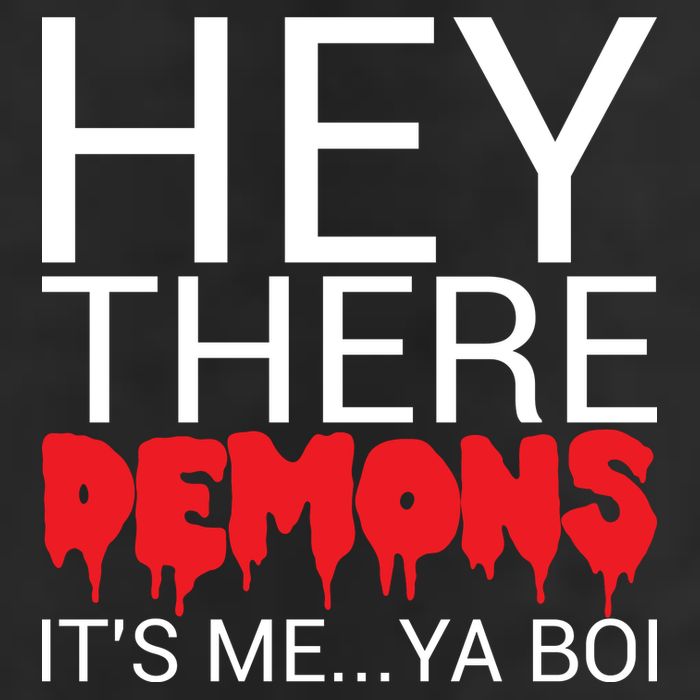 Hey There Demons It's Me Ya Bo! Adult Drive Performance Visor