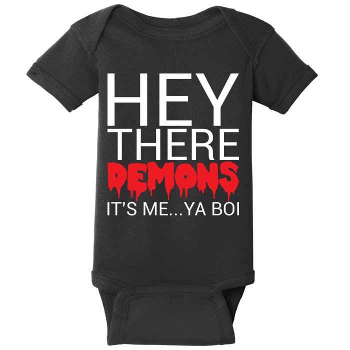 Hey There Demons It's Me Ya Bo! Baby Bodysuit