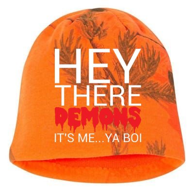 Hey There Demons It's Me Ya Bo! Kati - Camo Knit Beanie