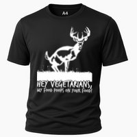 Hey Vegetarian My Food Poops On Your Food Cooling Performance Crew T-Shirt