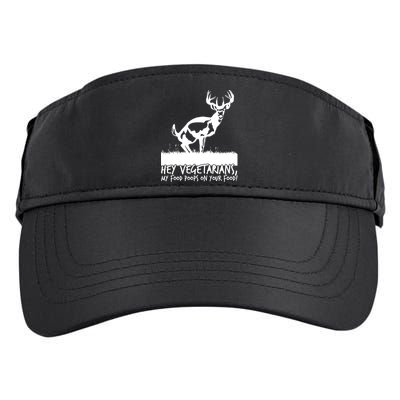 Hey Vegetarian My Food Poops On Your Food Adult Drive Performance Visor