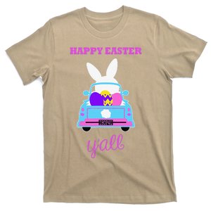 Happy Easter Y'All Easter Bunny In Car T-Shirt