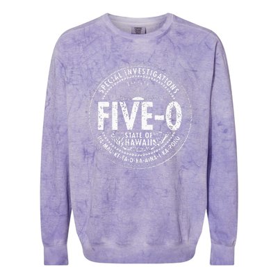 Hawaii Five 0 H50 Hawaii 50s Vintage 1959 Colorblast Crewneck Sweatshirt