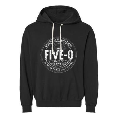 Hawaii Five 0 H50 Hawaii 50s Vintage 1959 Garment-Dyed Fleece Hoodie