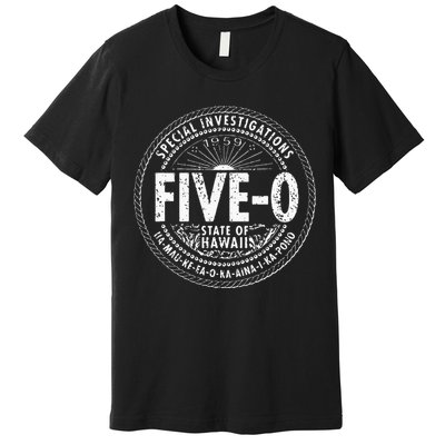 Hawaii Five 0 H50 Hawaii 50s Vintage 1959 Premium T-Shirt