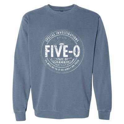 Hawaii Five 0 H50 Hawaii 50s Vintage 1959 Garment-Dyed Sweatshirt