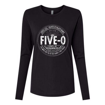 Hawaii Five 0 H50 Hawaii 50s Vintage 1959 Womens Cotton Relaxed Long Sleeve T-Shirt