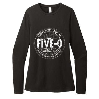 Hawaii Five 0 H50 Hawaii 50s Vintage 1959 Womens CVC Long Sleeve Shirt