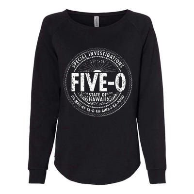 Hawaii Five 0 H50 Hawaii 50s Vintage 1959 Womens California Wash Sweatshirt