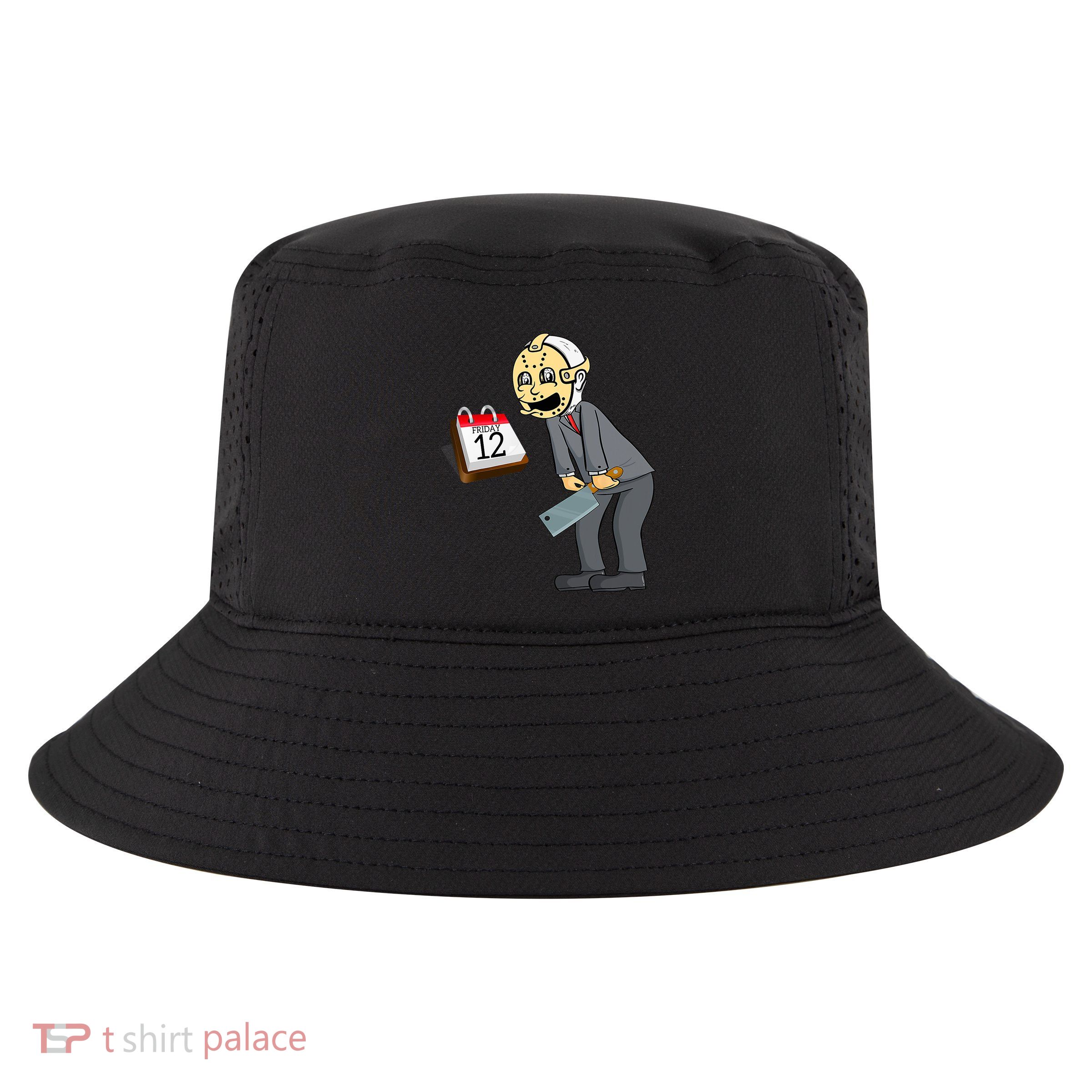 Hilarious Friday 12th Funny Horror Movie Parody Cool Comfort Performance Bucket Hat