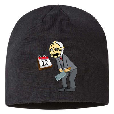 Hilarious Friday 12th Funny Horror Movie Parody Sustainable Beanie