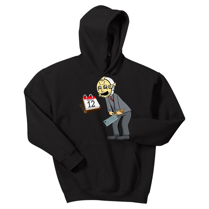 Hilarious Friday 12th Funny Horror Movie Parody Kids Hoodie