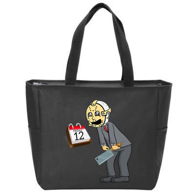Hilarious Friday 12th Funny Horror Movie Parody Zip Tote Bag