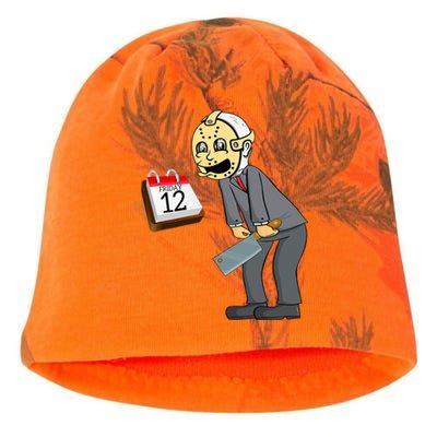 Hilarious Friday 12th Funny Horror Movie Parody Kati - Camo Knit Beanie