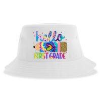 Hello First 1st Grade Back To School Teachers Sustainable Bucket Hat