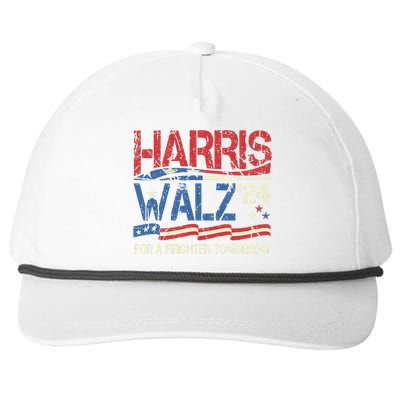 Harriswaltz Forward 2024 Kamalaharris Forward Snapback Five-Panel Rope Hat