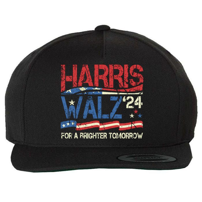 Harriswaltz Forward 2024 Kamalaharris Forward Wool Snapback Cap