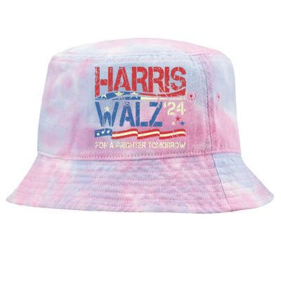 Harriswaltz Forward 2024 Kamalaharris Forward Tie-Dyed Bucket Hat