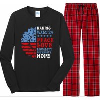 Harriswaltz Forward 2024 Long Sleeve Pajama Set