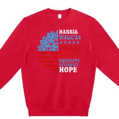 Harriswaltz Forward 2024 Premium Crewneck Sweatshirt