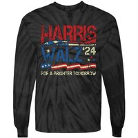 Harriswaltz Forward 2024 Kamalaharris Forward Tie-Dye Long Sleeve Shirt