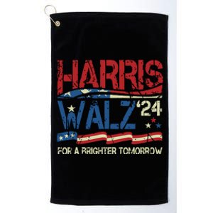 Harriswaltz Forward 2024 Kamalaharris Forward Platinum Collection Golf Towel