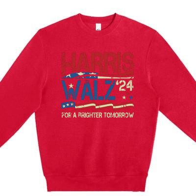 Harriswaltz Forward 2024 Kamalaharris Forward Premium Crewneck Sweatshirt