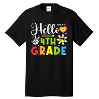 Hello Fourth 4th Grade Happy First Day Of School Tall T-Shirt