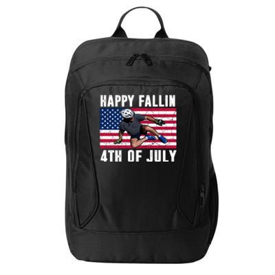 Happy Fallen 4th Of July Funny Joe Biden Bicycle City Backpack