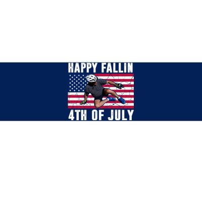 Happy Fallen 4th Of July Funny Joe Biden Bicycle Bumper Sticker