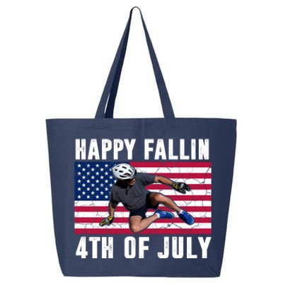 Happy Fallen 4th Of July Funny Joe Biden Bicycle 25L Jumbo Tote