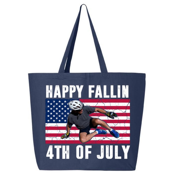 Happy Fallen 4th Of July Funny Joe Biden Bicycle 25L Jumbo Tote