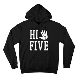 Hi Five 5 Years Old 5th Birthday Hoodie