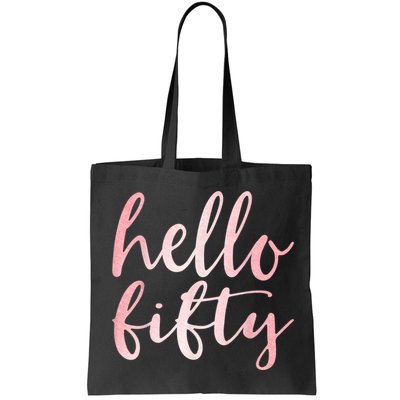 Hello Fifty 50th Birthday Squad 50 Year Old  WoM.e.n.s Bag