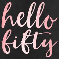 Hello Fifty 50th Birthday Squad 50 Year Old  WoM.e.n.s Golf Towel