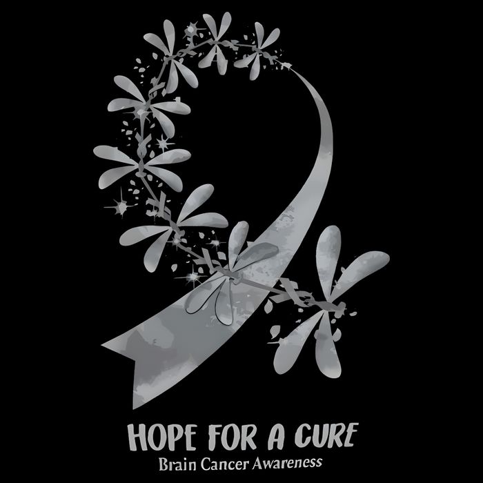 Hope For A Cure Brain Cancer Awareness Cancer Support Gray Ribbon Impact Tech Backpack
