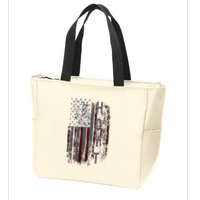 Hoyt Family American Flag Zip Tote Bag