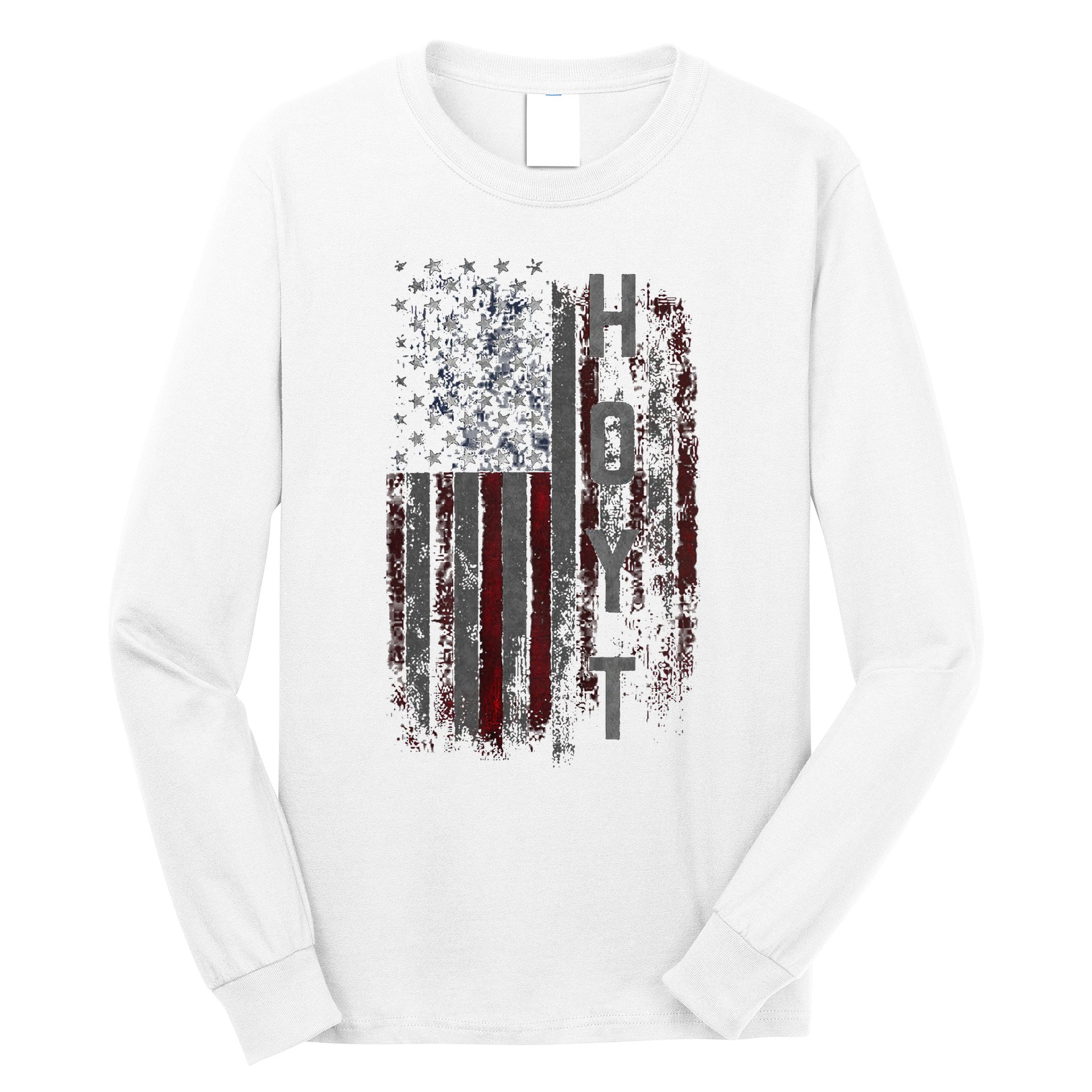 Hoyt Family American Flag Long Sleeve Shirt