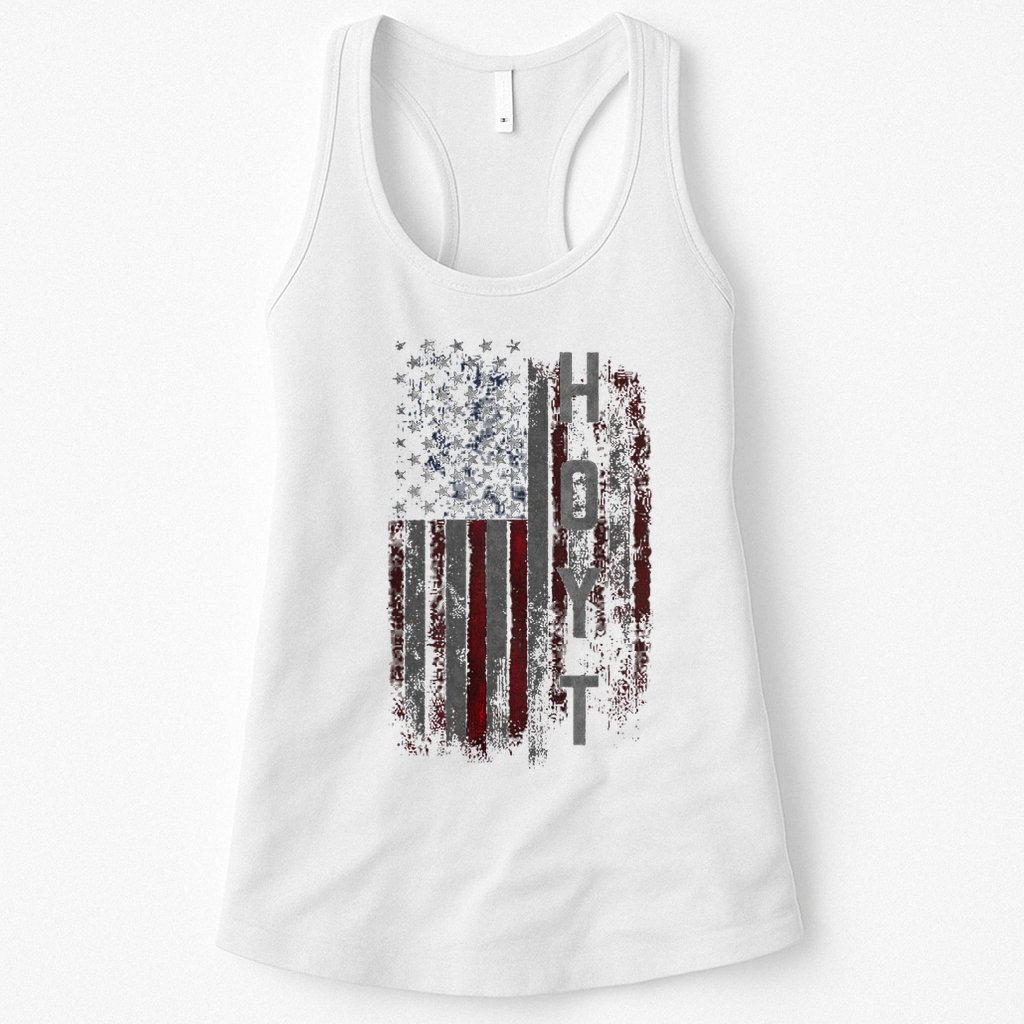 Hoyt Family American Flag Womens Tank Top