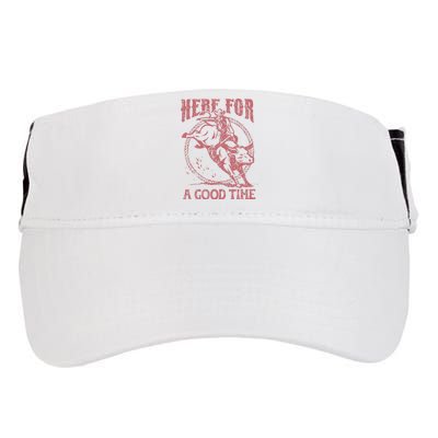 Here For A Good Time Cowboy Cowgirl Western Country Music Adult Drive Performance Visor