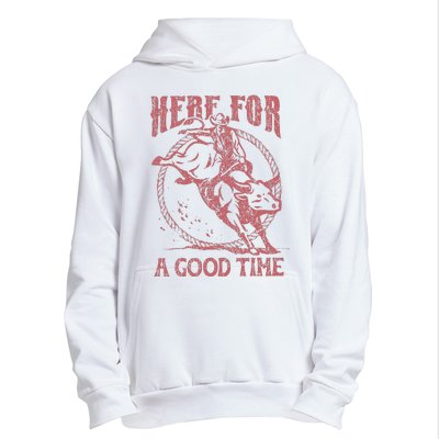 Here For A Good Time Cowboy Cowgirl Western Country Music Urban Pullover Hoodie