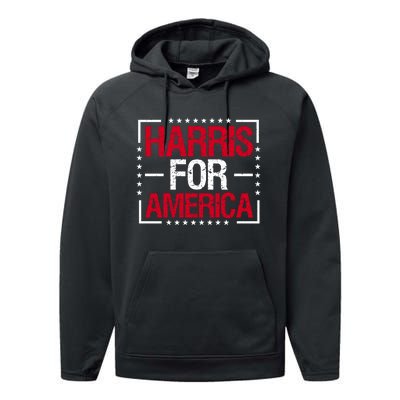 Harris For America Patriotic Graphic Performance Fleece Hoodie