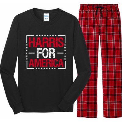 Harris For America Patriotic Graphic Long Sleeve Pajama Set