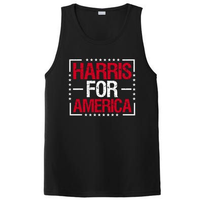 Harris For America Patriotic Graphic PosiCharge Competitor Tank