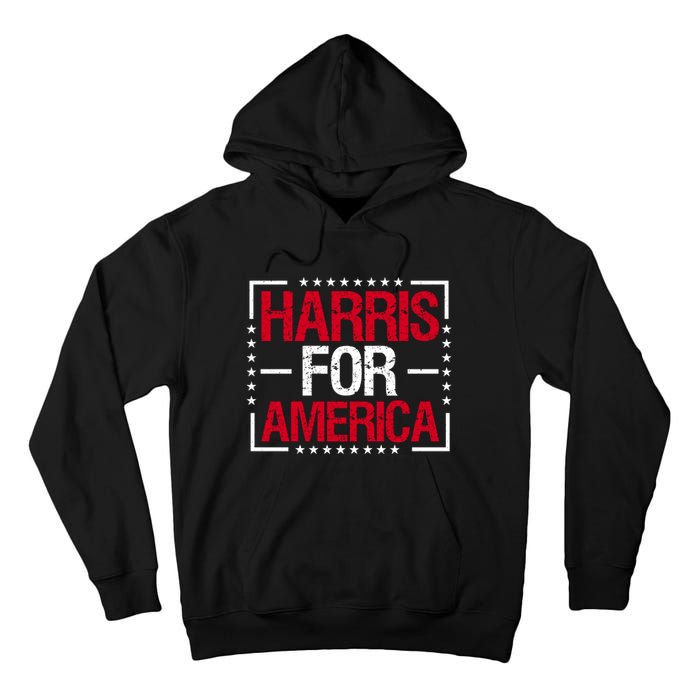 Harris For America Patriotic Graphic Tall Hoodie