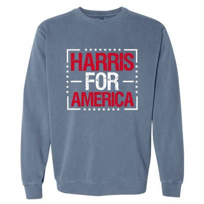 Harris For America Patriotic Graphic Garment-Dyed Sweatshirt