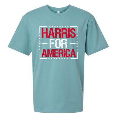 Harris For America Patriotic Graphic Sueded Cloud Jersey T-Shirt