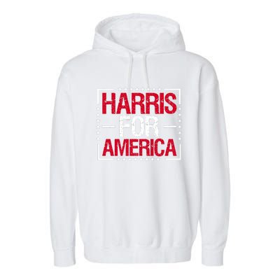 Harris For America Patriotic Graphic Garment-Dyed Fleece Hoodie