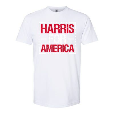 Harris For America Patriotic Graphic Softstyle CVC T-Shirt