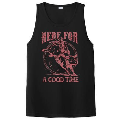 Here For A Good Time Cowboy Cowgirl Western Country Music PosiCharge Competitor Tank